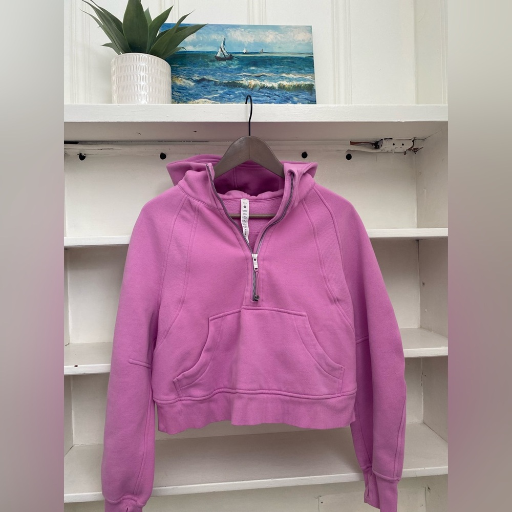 lululemon athletica Pink Half-Zip Hoodie